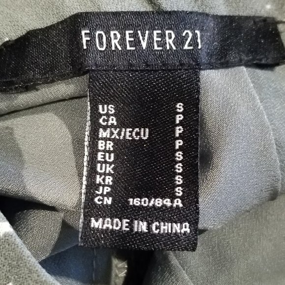 New FOREVER 21 Midi Dress Size S Womens Open Back Split Slit Leg Celestial Print - Picture 8 of 14